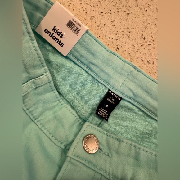 NWT Girls Light Teal / Aqua Shorts Size 8 summer - Picture 4 of 7
